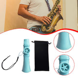 Maxbell Kazoo Compact Easy to Learn Unique Music Lovers Harmonica for Ukulele Guitar Blue