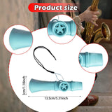 Maxbell Kazoo Compact Easy to Learn Unique Music Lovers Harmonica for Ukulele Guitar Blue