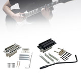 Maxbell Guitar Tremolo Bridge Metal Musical Instruments Parts for Practice Repairing silver