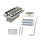 Maxbell Guitar Tremolo Bridge Metal Musical Instruments Parts for Practice Repairing silver