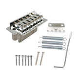 Maxbell Guitar Tremolo Bridge Metal Musical Instruments Parts for Practice Repairing silver