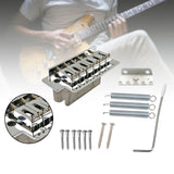 Maxbell Guitar Tremolo Bridge Metal Musical Instruments Parts for Practice Repairing silver