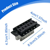 Maxbell Guitar Tremolo Bridge Metal Musical Instruments Parts for Practice Repairing black