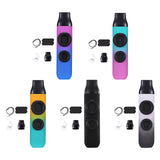 Maxbell Kazoo Double Hole Musical Instrument for Hikes Picnic Backpacking Adventures blue violet