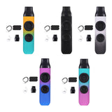 Maxbell Kazoo Double Hole Musical Instrument for Hikes Picnic Backpacking Adventures blue violet