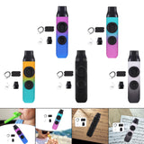 Maxbell Kazoo Double Hole Musical Instrument for Hikes Picnic Backpacking Adventures blue violet