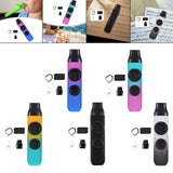 Maxbell Kazoo Double Hole Musical Instrument for Hikes Picnic Backpacking Adventures blue violet