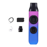 Maxbell Kazoo Double Hole Musical Instrument for Hikes Picnic Backpacking Adventures blue violet