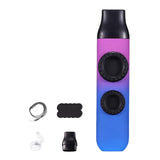 Maxbell Kazoo Double Hole Musical Instrument for Hikes Picnic Backpacking Adventures blue violet