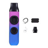 Maxbell Kazoo Double Hole Musical Instrument for Hikes Picnic Backpacking Adventures blue violet