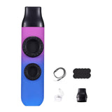 Maxbell Kazoo Double Hole Musical Instrument for Hikes Picnic Backpacking Adventures blue violet