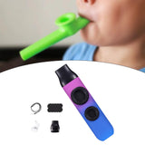 Maxbell Kazoo Double Hole Musical Instrument for Hikes Picnic Backpacking Adventures blue violet