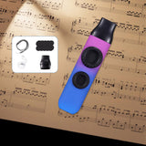 Maxbell Kazoo Double Hole Musical Instrument for Hikes Picnic Backpacking Adventures blue violet