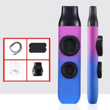 Maxbell Kazoo Double Hole Musical Instrument for Hikes Picnic Backpacking Adventures blue violet
