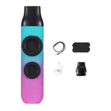 Maxbell Kazoo Double Hole Musical Instrument for Hikes Picnic Backpacking Adventures pink cyan
