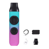 Maxbell Kazoo Double Hole Musical Instrument for Hikes Picnic Backpacking Adventures pink cyan