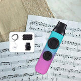 Maxbell Kazoo Double Hole Musical Instrument for Hikes Picnic Backpacking Adventures pink cyan