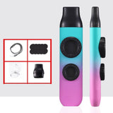 Maxbell Kazoo Double Hole Musical Instrument for Hikes Picnic Backpacking Adventures pink cyan
