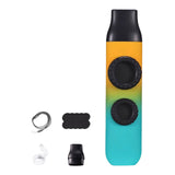 Maxbell Kazoo Double Hole Musical Instrument for Hikes Picnic Backpacking Adventures cyan orange