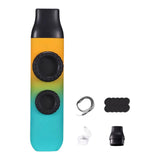 Maxbell Kazoo Double Hole Musical Instrument for Hikes Picnic Backpacking Adventures cyan orange
