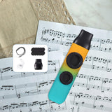 Maxbell Kazoo Double Hole Musical Instrument for Hikes Picnic Backpacking Adventures cyan orange