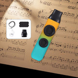 Maxbell Kazoo Double Hole Musical Instrument for Hikes Picnic Backpacking Adventures cyan orange