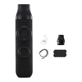 Maxbell Kazoo Double Hole Musical Instrument for Hikes Picnic Backpacking Adventures black
