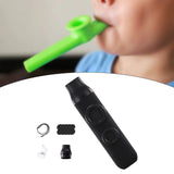 Maxbell Kazoo Double Hole Musical Instrument for Hikes Picnic Backpacking Adventures black