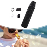 Maxbell Kazoo Double Hole Musical Instrument for Hikes Picnic Backpacking Adventures black