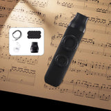 Maxbell Kazoo Double Hole Musical Instrument for Hikes Picnic Backpacking Adventures black