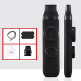 Maxbell Kazoo Double Hole Musical Instrument for Hikes Picnic Backpacking Adventures black