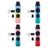 Maxbell Kazoo Flute Double Hole Musical Toy for Backpacking Adventures Hikes Travels 3 colors