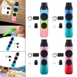Maxbell Kazoo Flute Double Hole Musical Toy for Backpacking Adventures Hikes Travels 3 colors