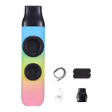 Maxbell Kazoo Flute Double Hole Musical Toy for Backpacking Adventures Hikes Travels 3 colors