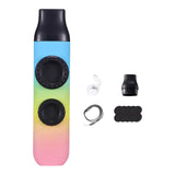 Maxbell Kazoo Flute Double Hole Musical Toy for Backpacking Adventures Hikes Travels 3 colors