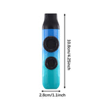 Maxbell Kazoo Flute Double Hole Musical Toy for Backpacking Adventures Hikes Travels cyan bue