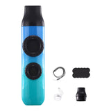 Maxbell Kazoo Flute Double Hole Musical Toy for Backpacking Adventures Hikes Travels cyan bue