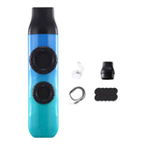 Maxbell Kazoo Flute Double Hole Musical Toy for Backpacking Adventures Hikes Travels cyan bue