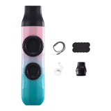 Maxbell Kazoo Flute Double Hole Musical Toy for Backpacking Adventures Hikes Travels cyan pink