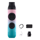 Maxbell Kazoo Flute Double Hole Musical Toy for Backpacking Adventures Hikes Travels cyan pink