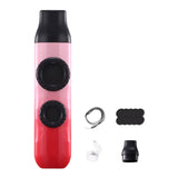 Maxbell Kazoo Flute Double Hole Musical Toy for Backpacking Adventures Hikes Travels red pink