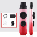 Maxbell Kazoo Flute Double Hole Musical Toy for Backpacking Adventures Hikes Travels red pink