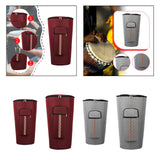 Maxbell Djembe Bag Anti Collision Adjustable Shoulder Straps African Drum Carry Case Red 10 inch