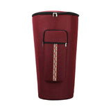 Maxbell Djembe Bag Anti Collision Adjustable Shoulder Straps African Drum Carry Case Red 10 inch