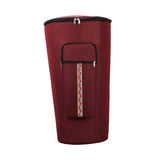Maxbell Djembe Bag Anti Collision Adjustable Shoulder Straps African Drum Carry Case Red 12 inch