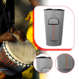 Maxbell Djembe Bag Anti Collision Adjustable Shoulder Straps African Drum Carry Case Gray 12 inch