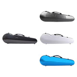 Maxbell Violin Hard Case Carbon Fiber Gifts Portable Carrying Bag for Outdoor Travel black