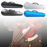 Maxbell Violin Hard Case Carbon Fiber Gifts Portable Carrying Bag for Outdoor Travel black