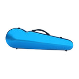 Maxbell Violin Hard Case Carbon Fiber Gifts Portable Carrying Bag for Outdoor Travel blue