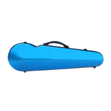 Maxbell Violin Hard Case Carbon Fiber Gifts Portable Carrying Bag for Outdoor Travel blue